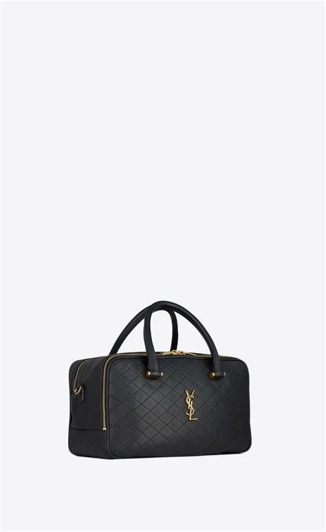 ysl lyia duffle|LYIA duffle in quilted lambskin .